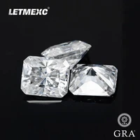 letmexc new moissanite gemstone lab diamond radiant cut vvs1 positive passed presidium multi iii diamond tester