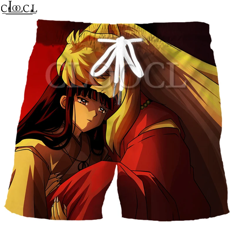 

CLOOCL Japanese Anime Inuyasha Men's Shorts 3D Printed 2021 New Summer Leisure Sport Hip Hop Harajuku Style Fashion Wild