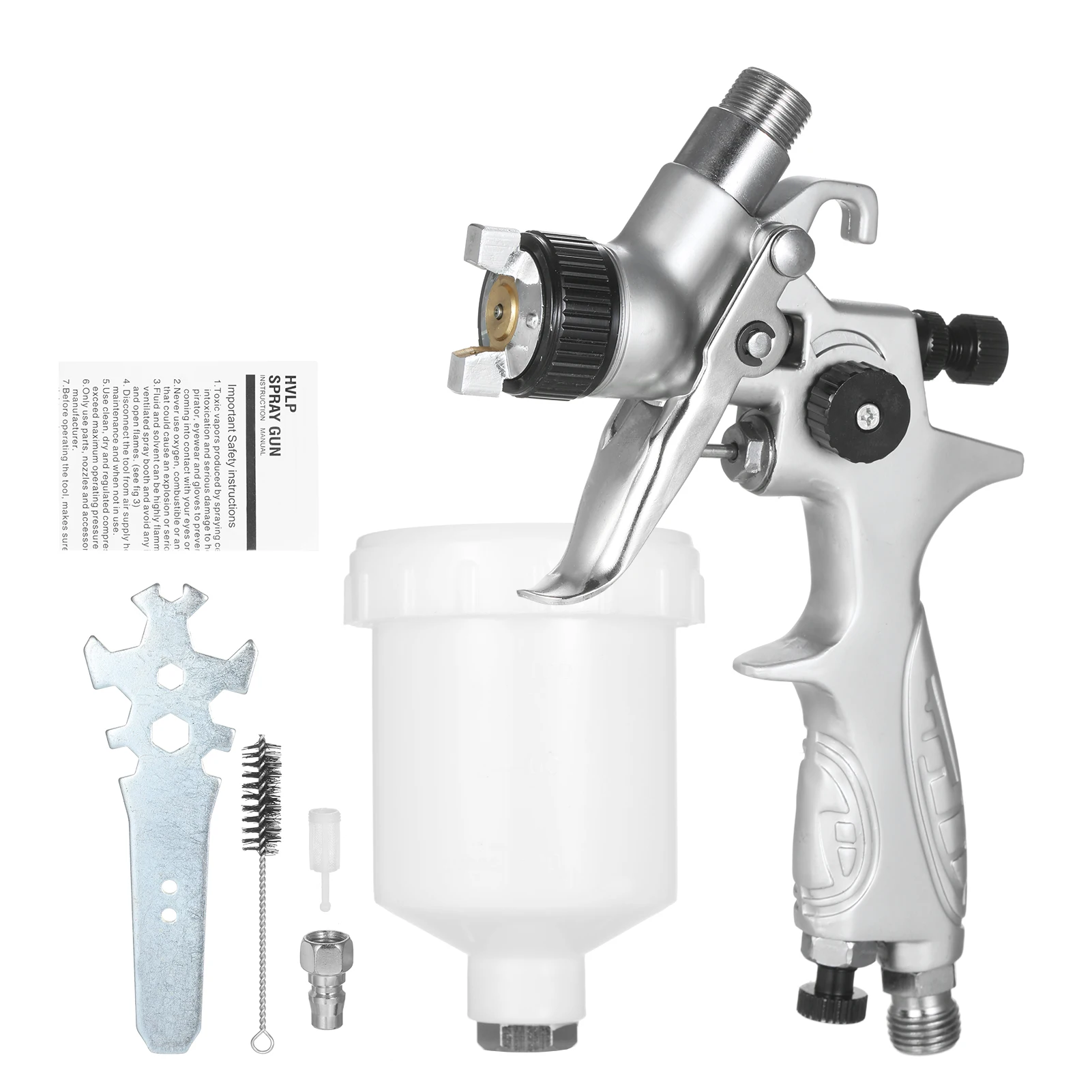 

Краскопульт HVLP с гравитационной подачей, аэрограф для распыления краски с соплом 1,0 мм для автомобиля, мебели