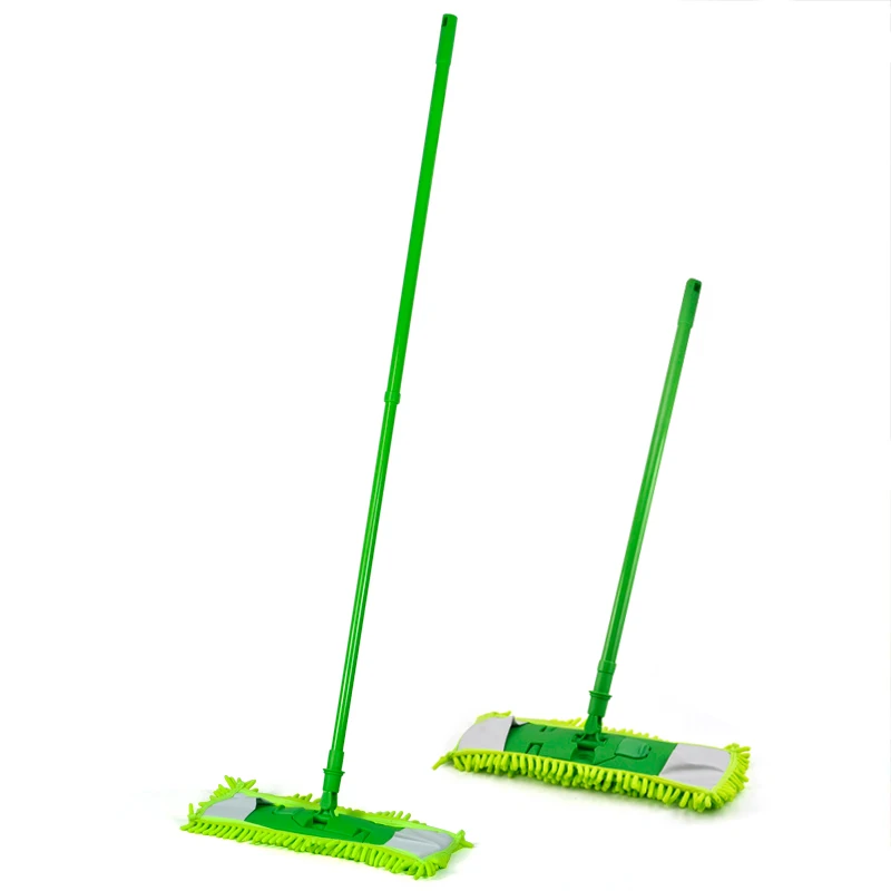 NEW Extendable minifibre Mop Cleaner Sweeper Wooden Laminate Tile Floor Wet Dry - Green | Дом и сад