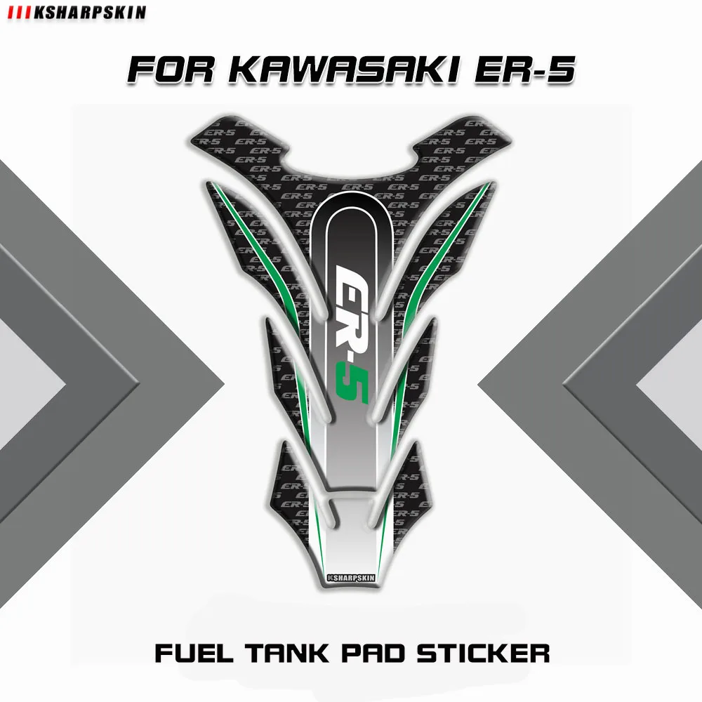 

Motorcycle modified fuel tank anti-scratch 3D waterproof sticker is suitable for KAWASAKI ER-5