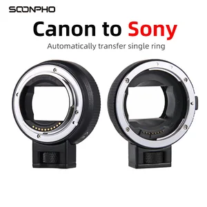 Адаптер крепления объектива SOONPHO EF-NEX для Sony Canon EF EF-S, E-Mount NEX A7 A7R A7s NEX-7 NEX-6 5, полнокадровый