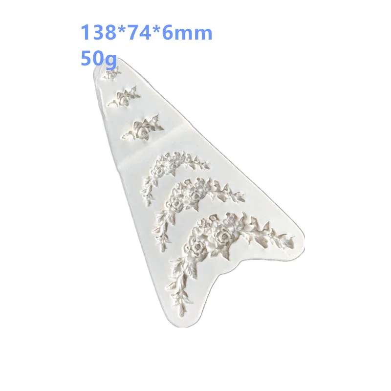

1pc petals lace cake mold fondant mold silicone mould cake decorating tools DIY cake baking Tools FTM1293