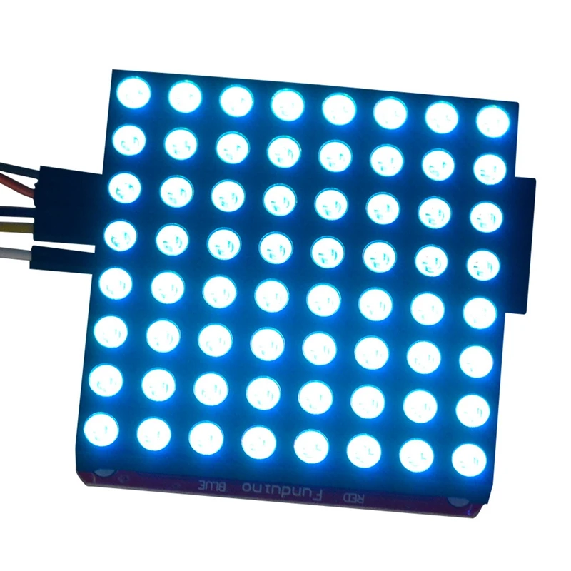 

8X8 Dot Matrix LED Display Driver Board Full Color LED Display Red Green Bule RGB Anode Digital Tube Screen for Arduino