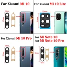 100 шт., стеклянные линзы для задней камеры на клейкой основе для Xiaomi Mi 8 9 se 10 Pro Mi10T Lite Mi 10 Ultra Mi 11 Redmi Note 10 Pro 9T 5G 10S