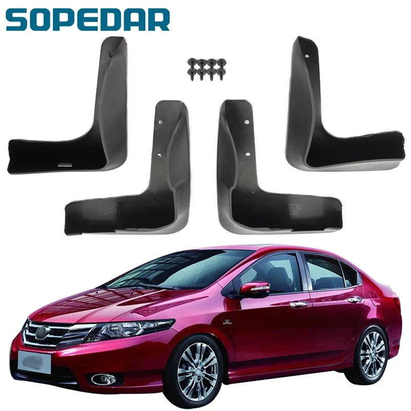Брызговики sopestar для автомобиля брызговики аксессуары Honda CITY 2008 2009 2010 2013 2014