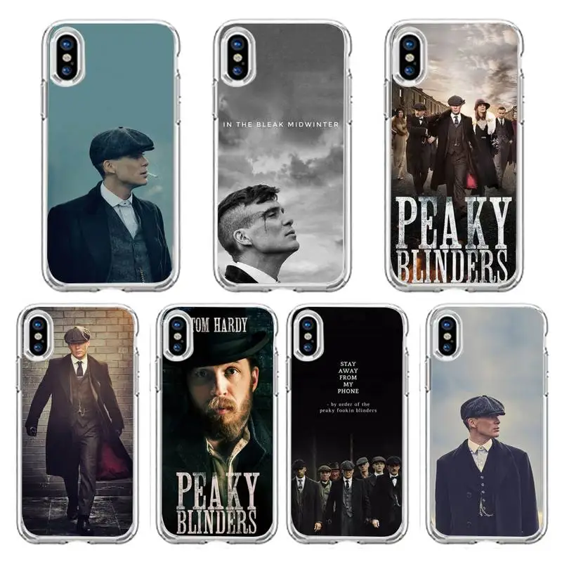 

Peaky Blinders Phone Case Transparent soft For iphone 13 12 11 8 7 plus mini x xs xr pro max