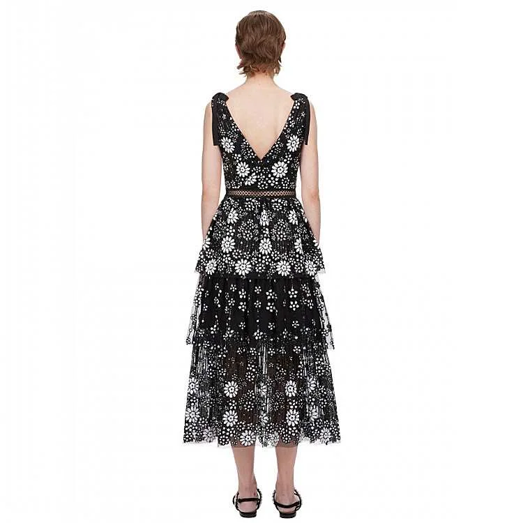 Женское модельное платье ZAWFL с блестками длинное пикантное V образным вырезом и