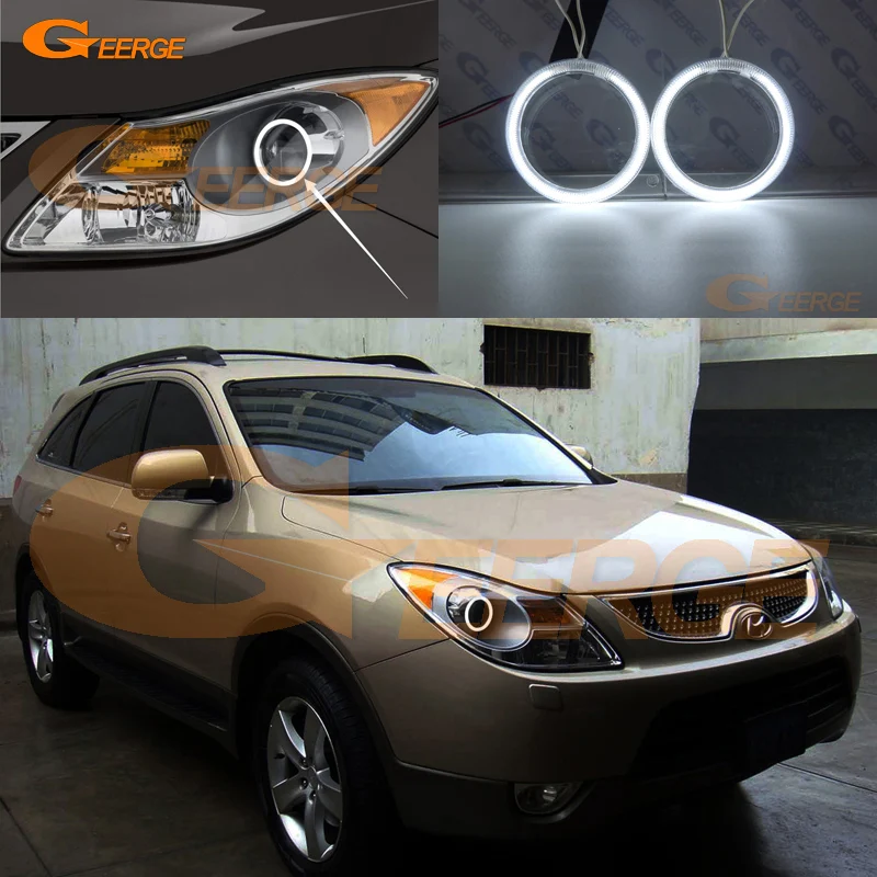 Для Hyundai veracruz ix55 2007 2008 2009 2010 2011 2012 отличные ультра яркие CCFL ангельские глазки Halo