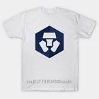 Новая летняя мужская повседневная футболка с принтом, модная мужская футболка Crypto.com ex ccc (MCO) для криптовалюты 2021, Модная стильная футболка
