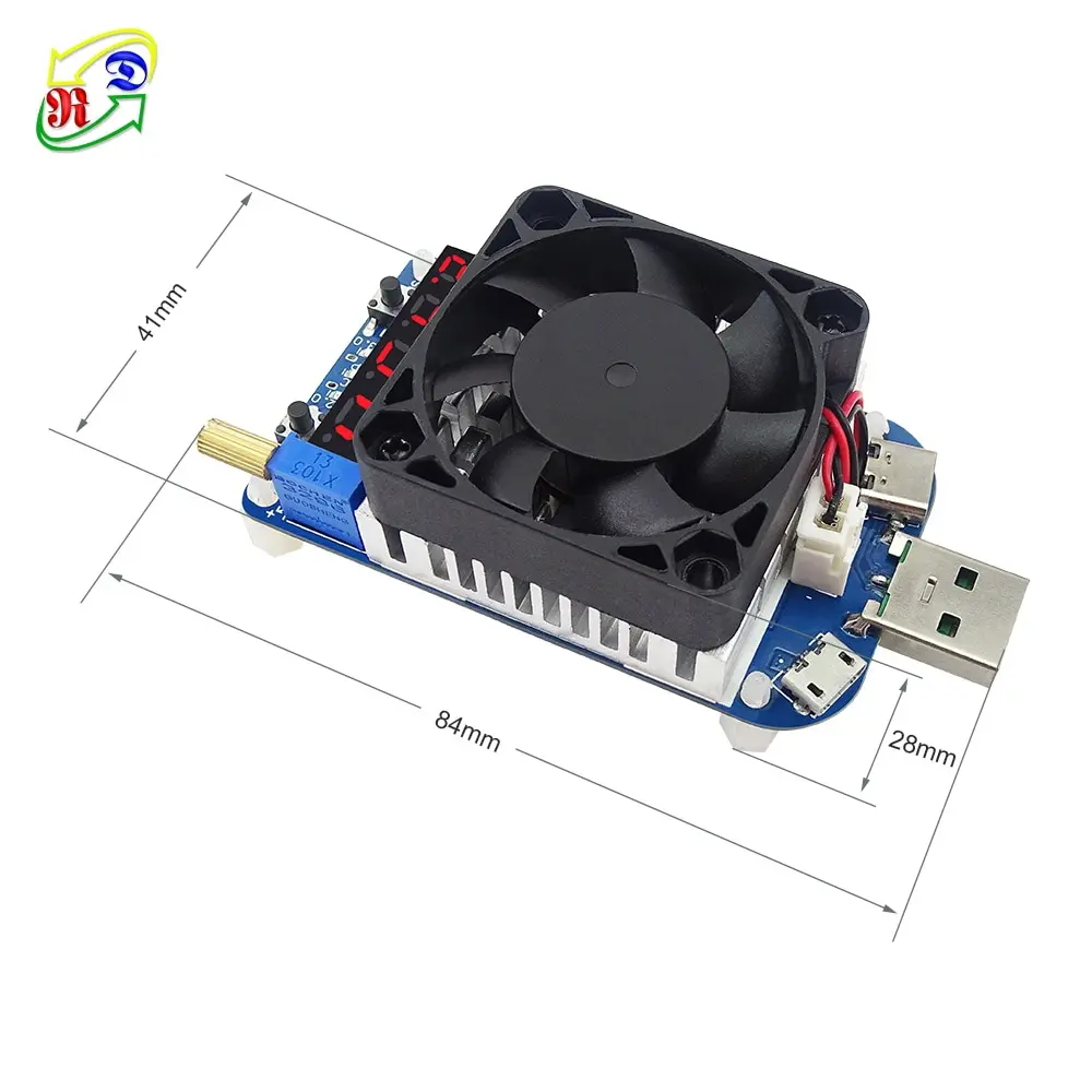 RD HD25 HD35 QC2.0 QC3.0 Electronic USB Load Discharge battery test adjustable current voltage 35w | Инструменты
