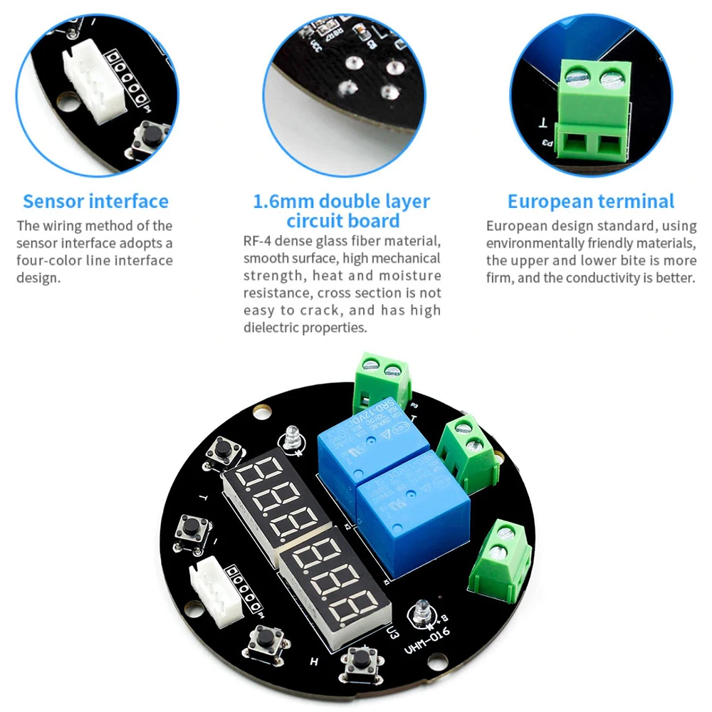 Модуль регулятора температуры и влажности 12 В постоянного тока цифровой