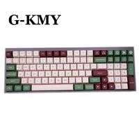 g mky osa green camp keycap pbt double shot keycap for cherry mx switch keycaps for wired usb mechanical gaming keyboard