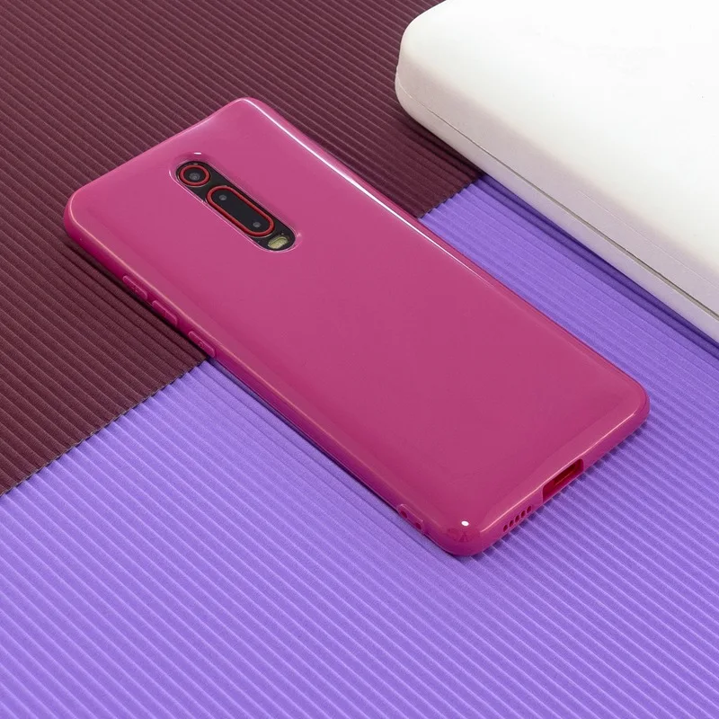 Блестящий силиконовый ярких цветов гелевый Чехол для Xiaomi Redmi Go 6 6A 7 7A 8 8A Y3 K20 Pro Note 5
