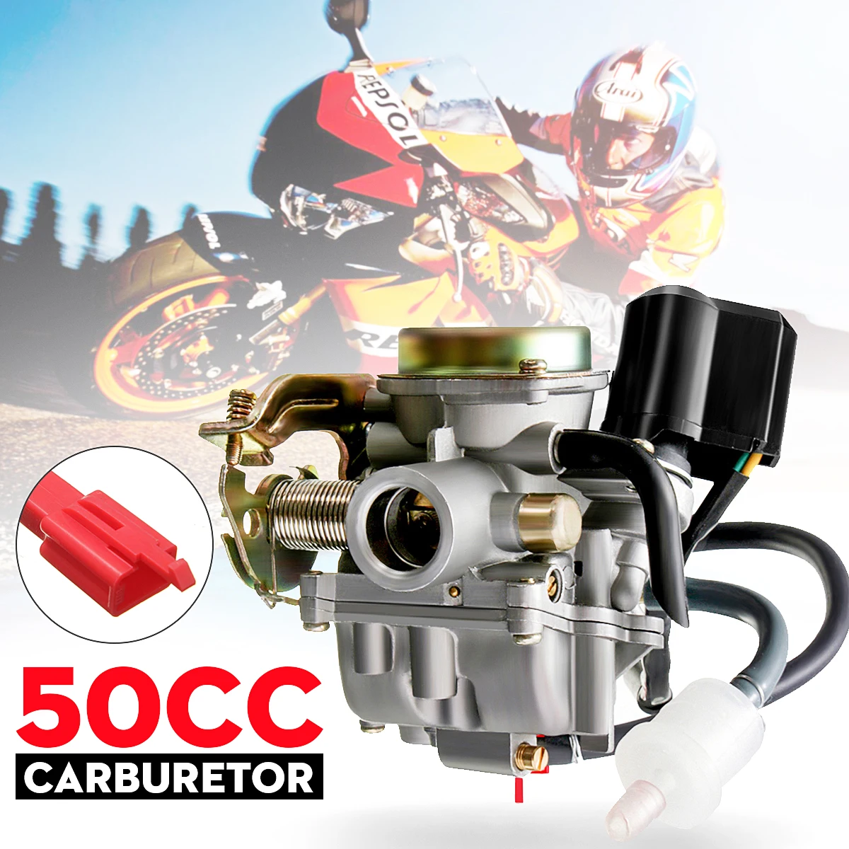 Карбюратор 50CC для скутера мопеда карбюратор 4 тактного GY6 SUNL ROKETA JCL Qingqi Vento Panterra Retro