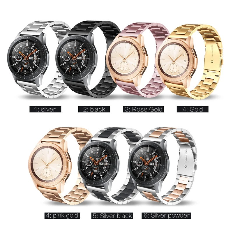 Ремешок huami amazfit gtr bip для Samsung Gear S3 s2 Спортивный Классический ремешок часов huawei gt 2