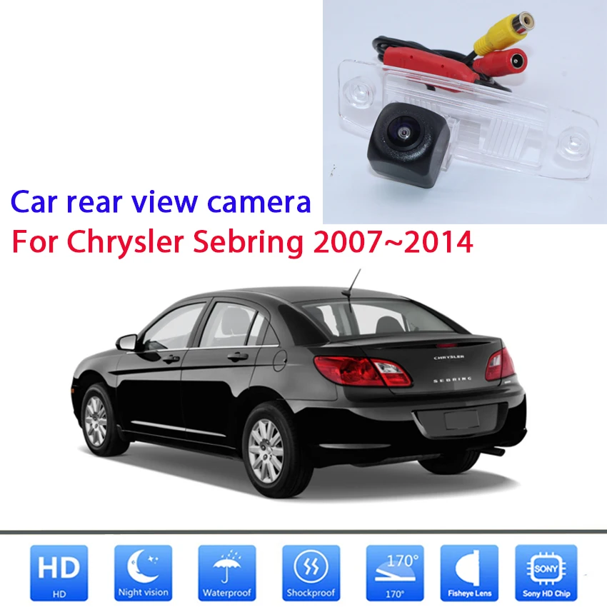 

Задняя камера для Chrysler Sebring 2007 2008 2009 2010 2011 2012 2013 CCD Full HD Водонепроницаемая камера заднего вида с ночным видением