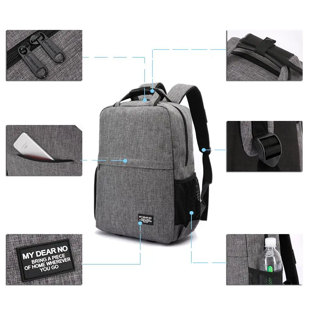 dslr camera backpack waterproof photographer camera bag with side access and tripod holder lens mirrorless camera bag free global shipping