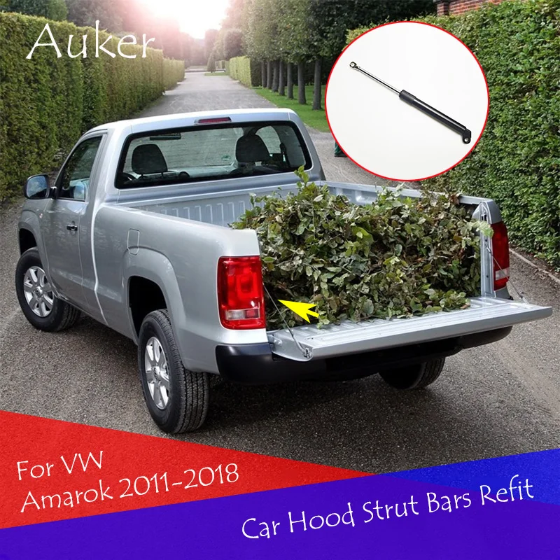 

Pickup Accessories Stainless Rear Tailgate Slow Down Gas Shock Lift support Struts Damper For VW Amarok 2011-2022