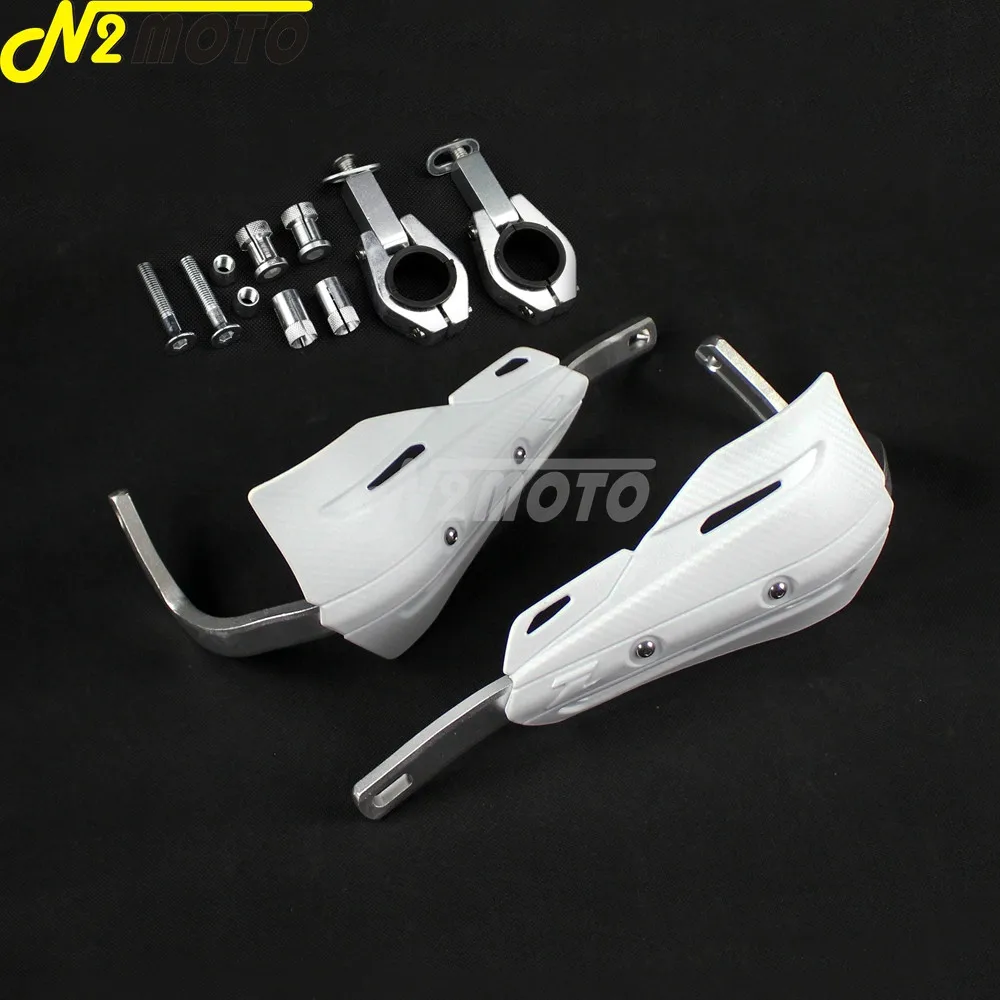 1 1/8 &quot28 мм белый мотоциклы рука кисточки Щит протектор для Honda XR CR CRF 250 350 400 600 650