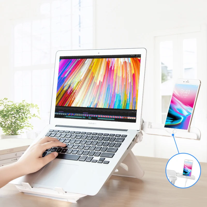 Портативная подставка для ноутбука складная Macbook Air Pro 11 12 13 15 охлаждающий