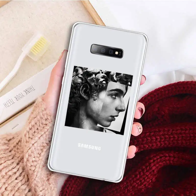 

Timothy Chalmet actor Phone Case Transparent For Samsung Galaxy A 71 21s S note 8 9 10 plus 20 ultra