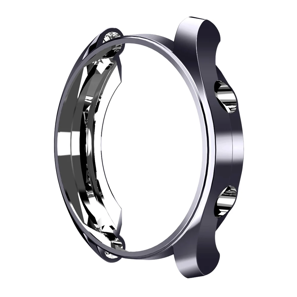 Мягкий ТПУ защитный чехол для huawei Watch GT 2/1 42 мм 46 мм элегантный/Активный/спортивный/модный стиль тонкий бампер рамка аксессуары - Цвет: Gray