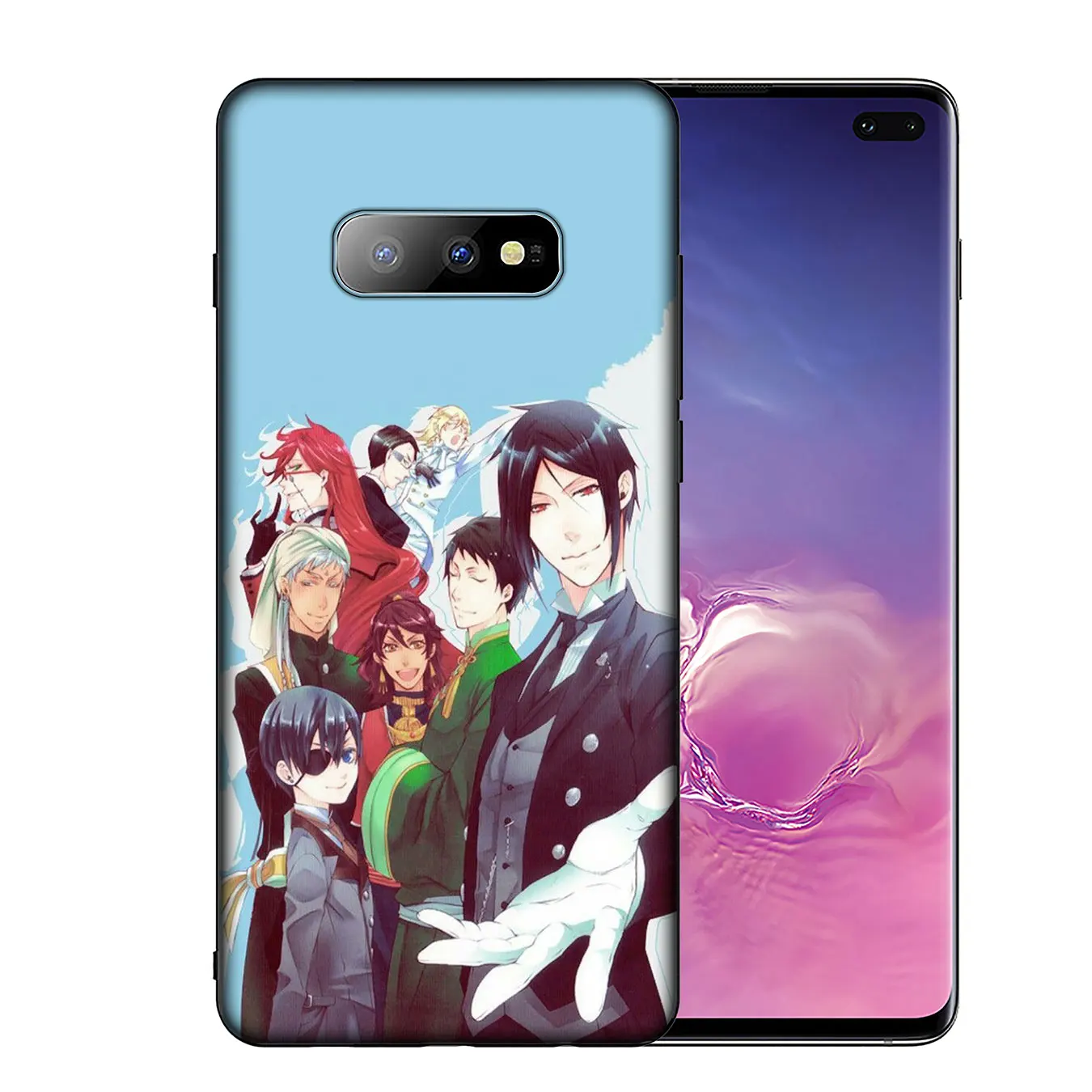 IYICAO Black Butler Anime Soft Silicone Phone Case for Samsung Galaxy S20 Ultra S10 Lite S9 S8 Plus S6 S7 Edge S10e Cover |