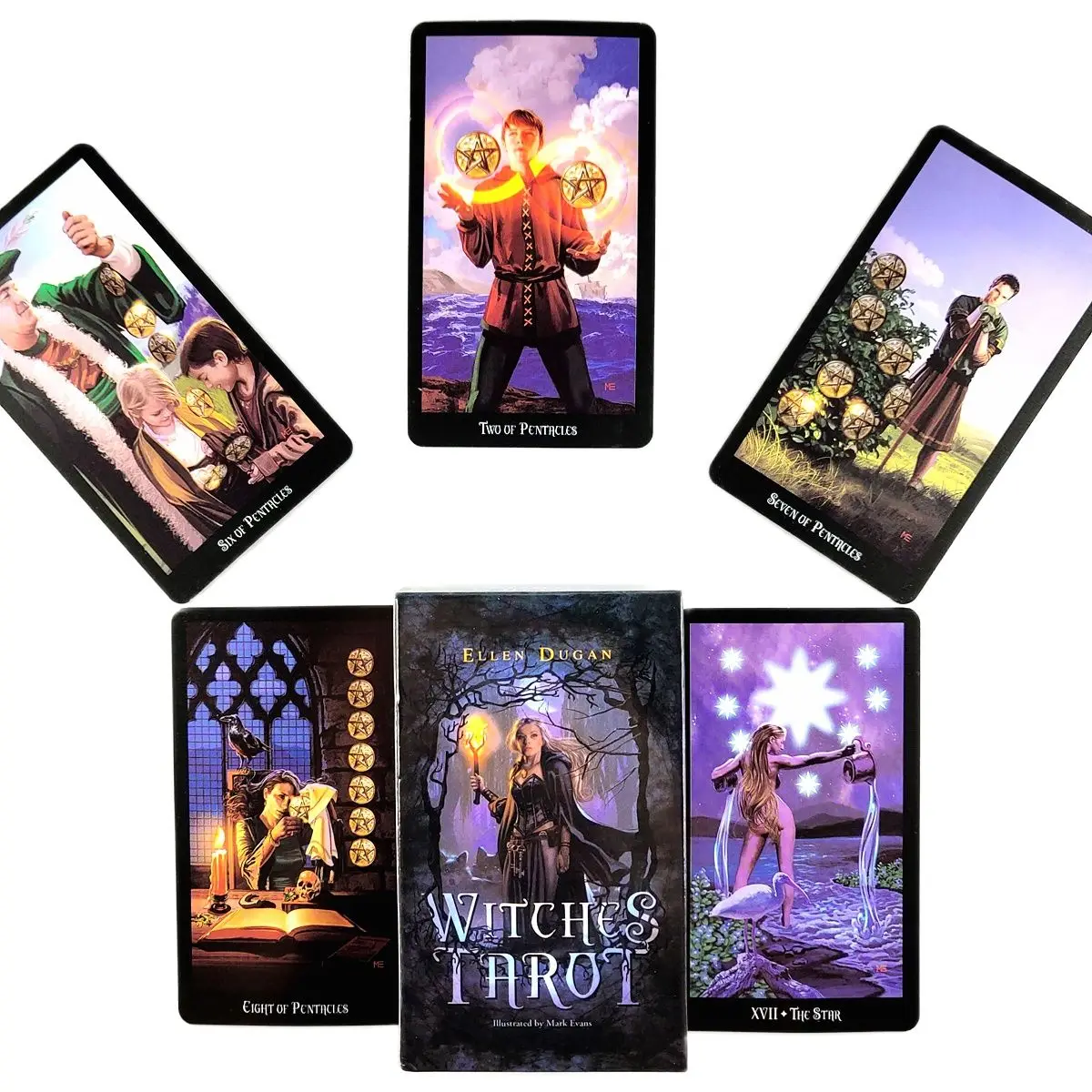 

New High Quality Witches Tarot Cards Fortune Guidance Telling Divination Deck Board Game With PDF Guidebook For Friend Party
