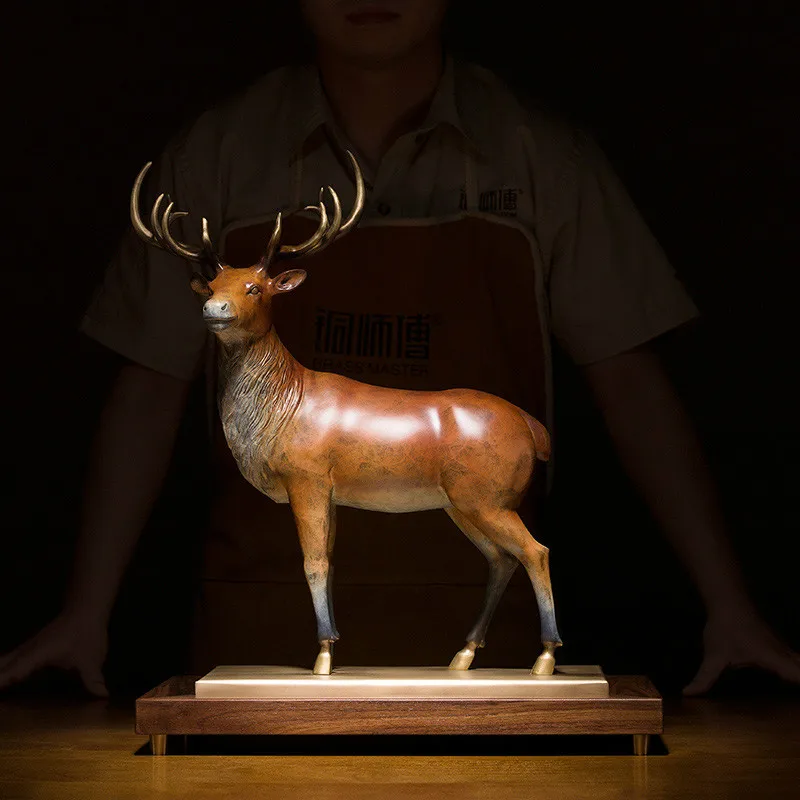 

Copper Ornaments Elk Home Accessories Copper Crafts Living Room Ornaments