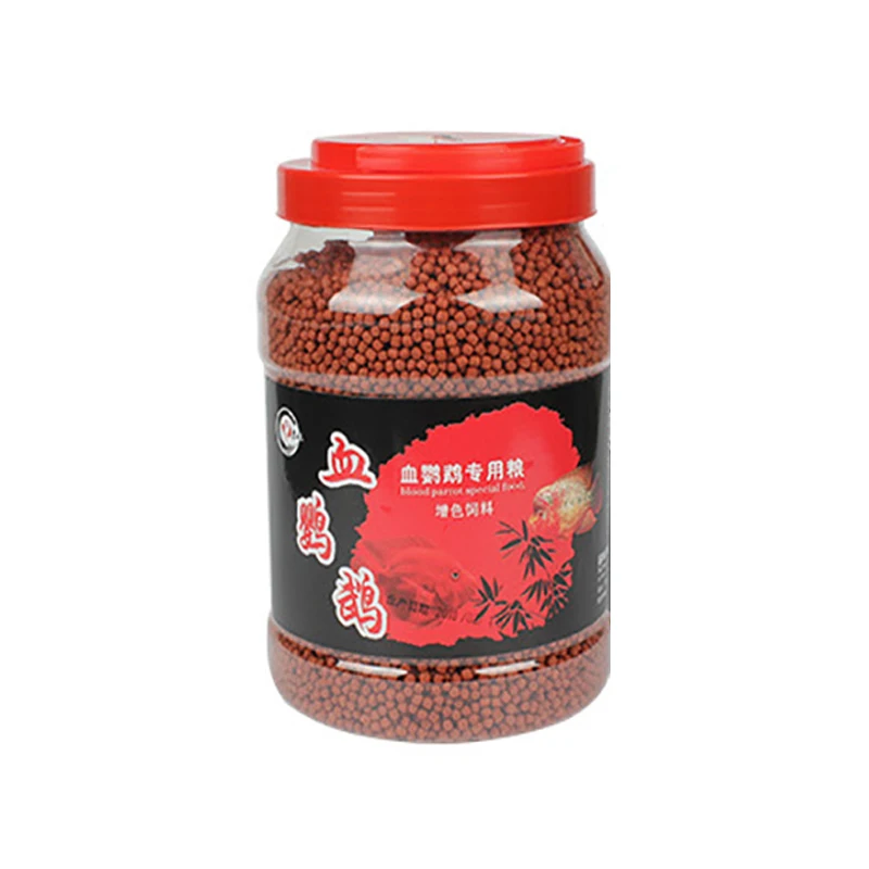 Красный попугай cichild рыба еда гранулы поплавок на воде гигантская кровь Золотая