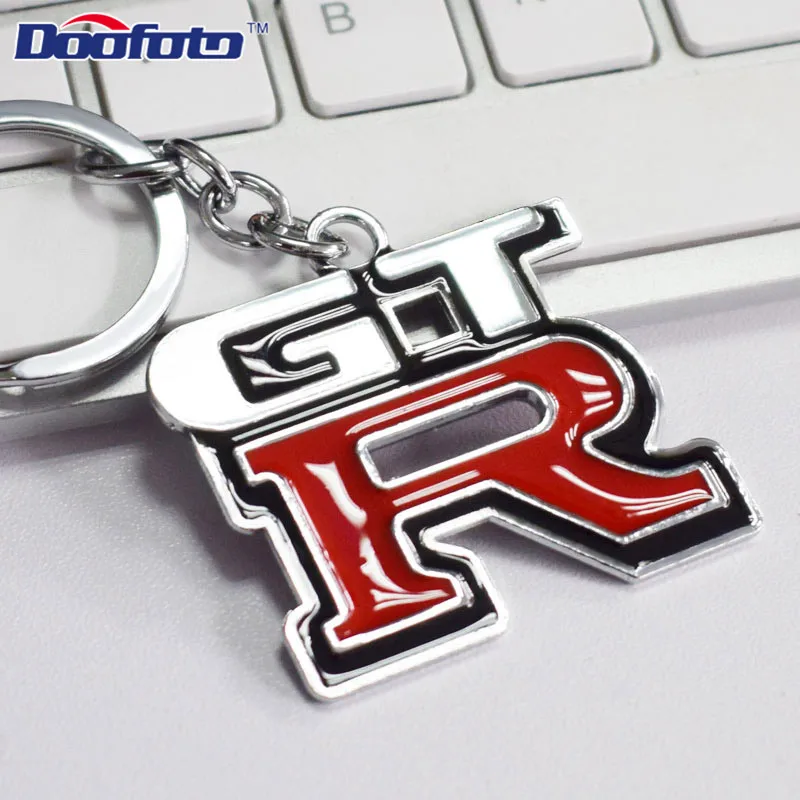 Doofoto автомобильный Стайлинг авто металлический брелок значок чехол для Nissan GTR R35 J10 J11 X Trail T32 Qashqai брелок для ключей автомобильный стиль