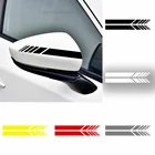 2 шт., декоративные наклейки на зеркало заднего вида для Mazda Axela 2 3 5 6
