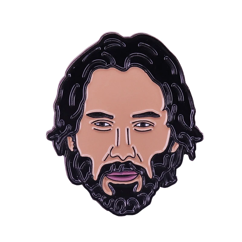 Keanu Reeves отворот штырь Джон Вик вентиляторы для фильмов коллекционер