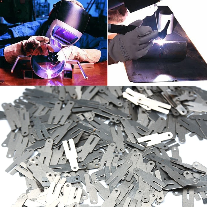 

100pcs 0.15*20*4 H type Nickel Plated Steel Strap Strip Sheets for Battery