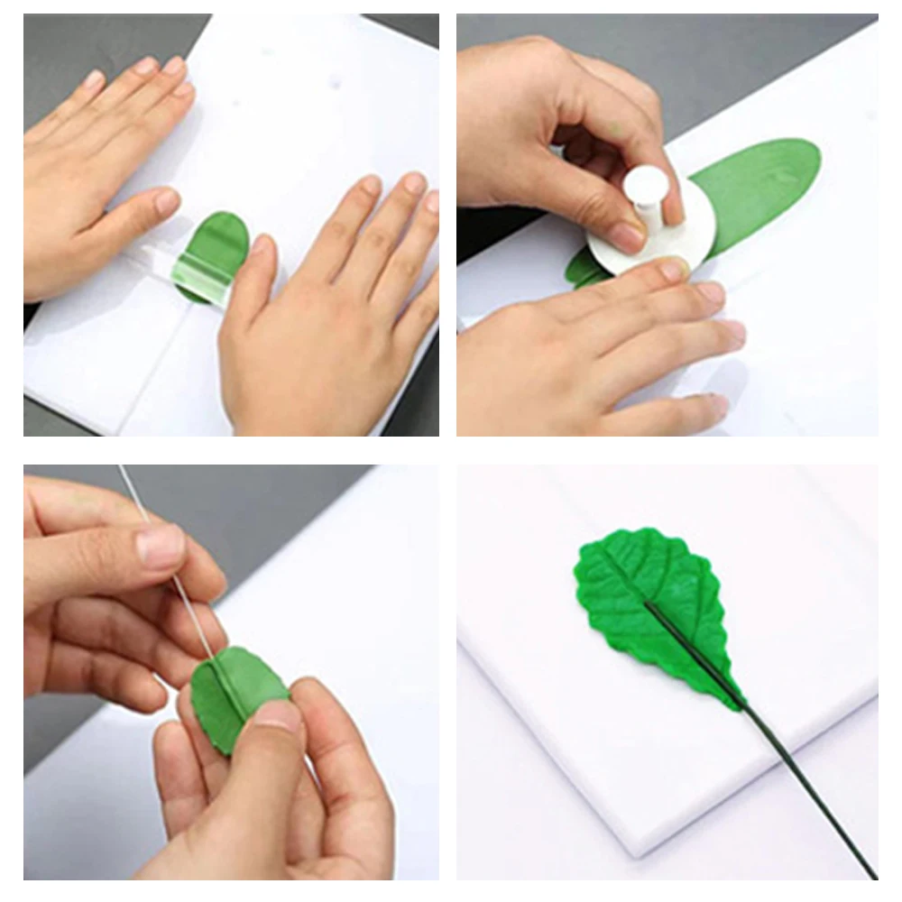 

Fondant Tool Non-stick Flower Stem Leaf Vein Texture Board Flower Stem Texture Forming Tool