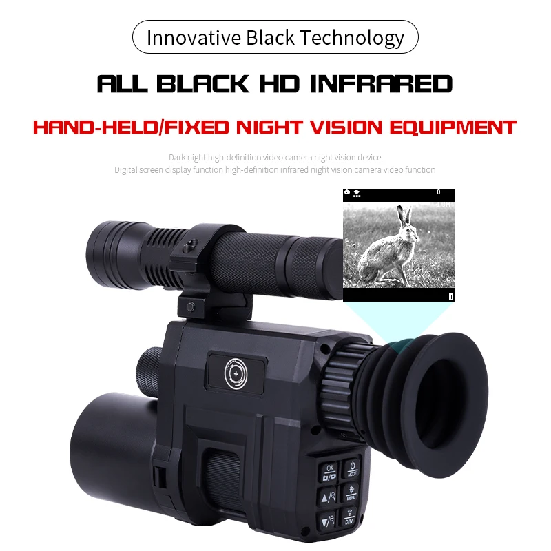 

Monocular Infrared NV3000 Digital Night vison rilfescope Scope mate Hunting sight Camera wifi APP digital camera for Riflescope