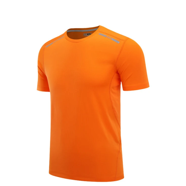 

5 pcs Pure cotton sports short sleeve round neck advertising custom logo cultural shirt sportswear T-shirt printing GCBL48