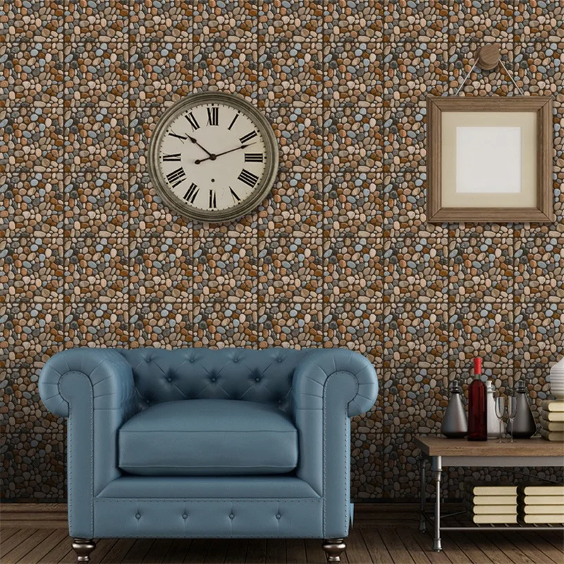 

3D Imitation Brick Wall Stickers DIY Removable Self-adhesive Waterproof Wall Sticker Wallpaper Living Room Kitchen Decor Decals