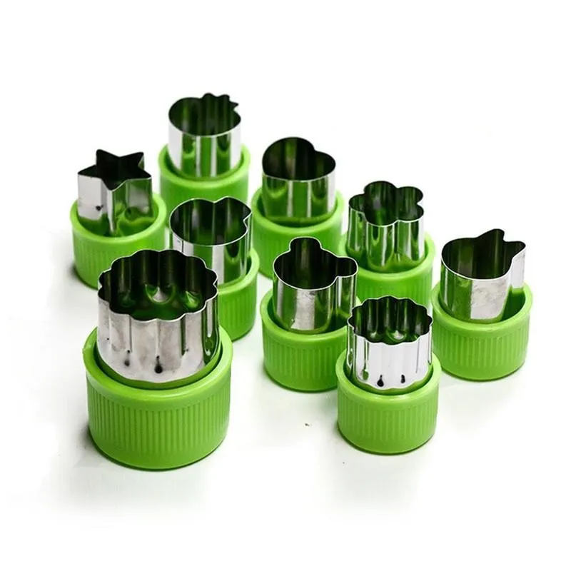 9 шт./компл. приспособление для еды милый формирователь прочный кухонный