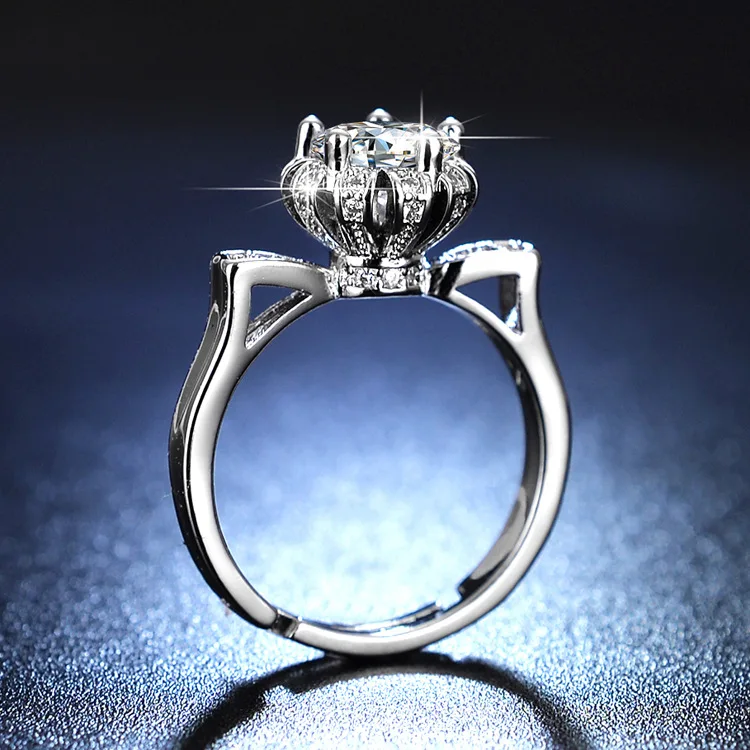 

SODROV Resizable Rings for Women Silver 925 Jewelry Sterling Silver 925 Engagement Ring