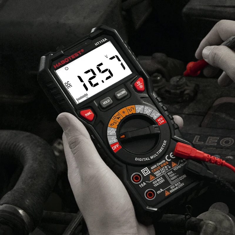 Профессиональный высокоточный цифровой мультиметр HT118 6000 отсчетов 1000 В