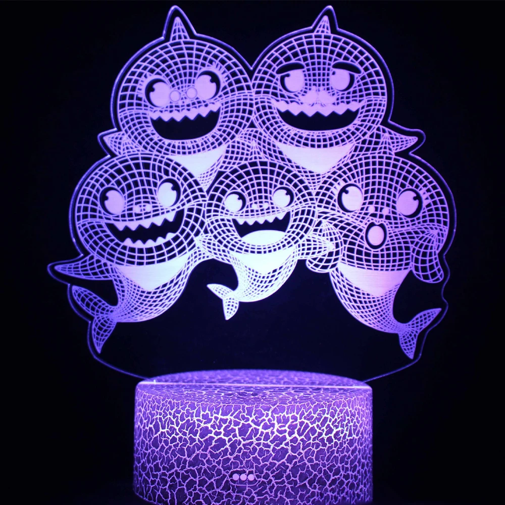 

Children's Bedroom Decoration Table Series 3D Table Lamp Led Night Light Usb Creative Valentine's Day Gift Light