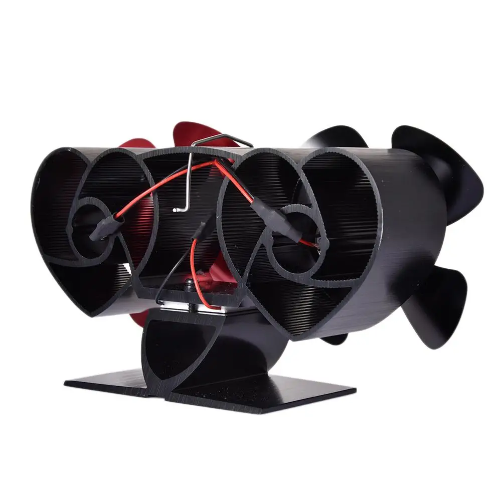 Вентилятор для печи с 8 лезвиями работающий от тепловой энергии komin Log Wood Burner/FirPowere