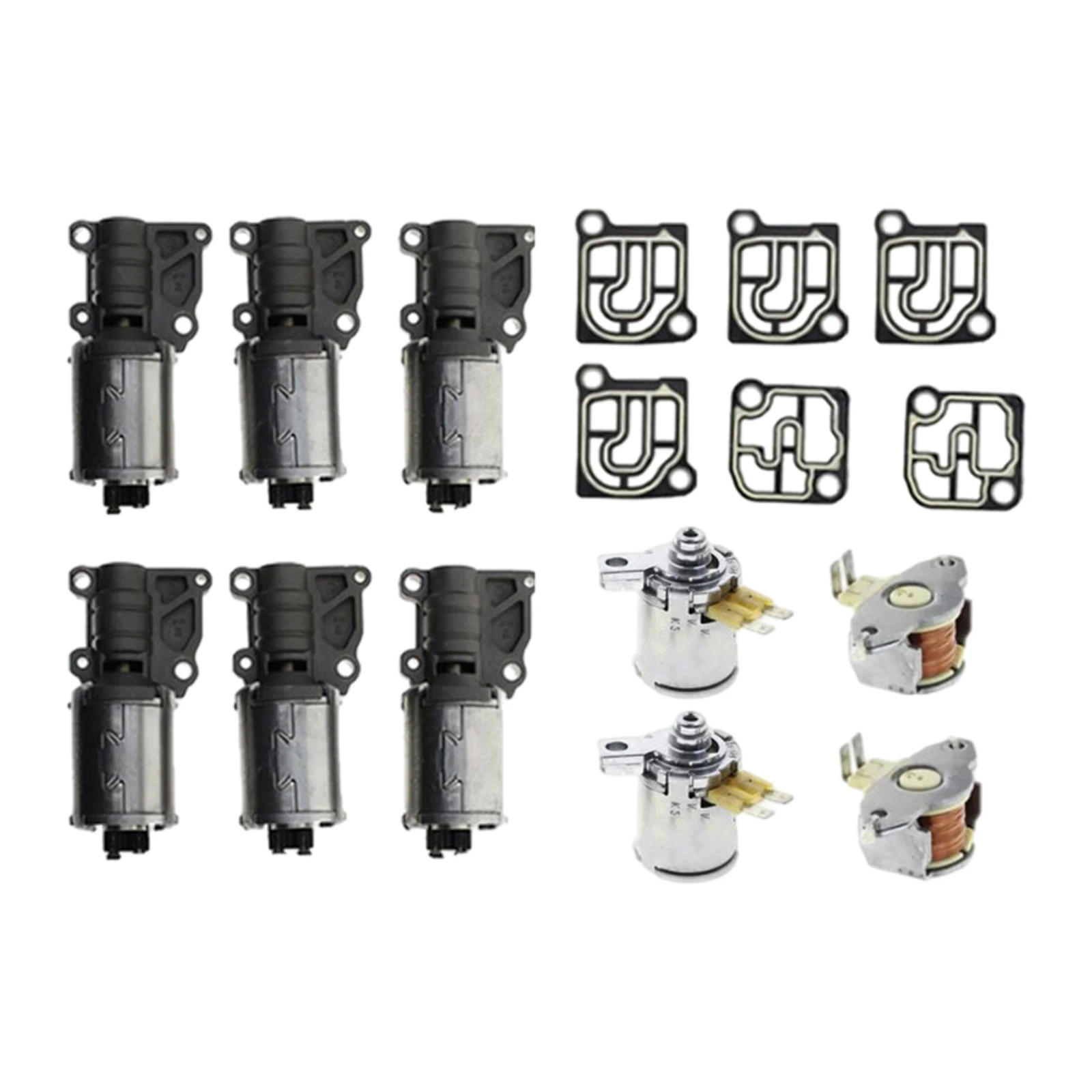 

0B5 DL501 Transmission Solenoids Valve Set for Audi A4 A5 S5 A6 A7 Q5 RS4 RS5 08-11 with Circed Boards