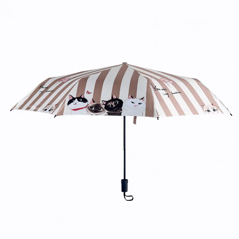 Прочный Ветрозащитный Двойной автоматический 3 складной зонт женский и мужской 10