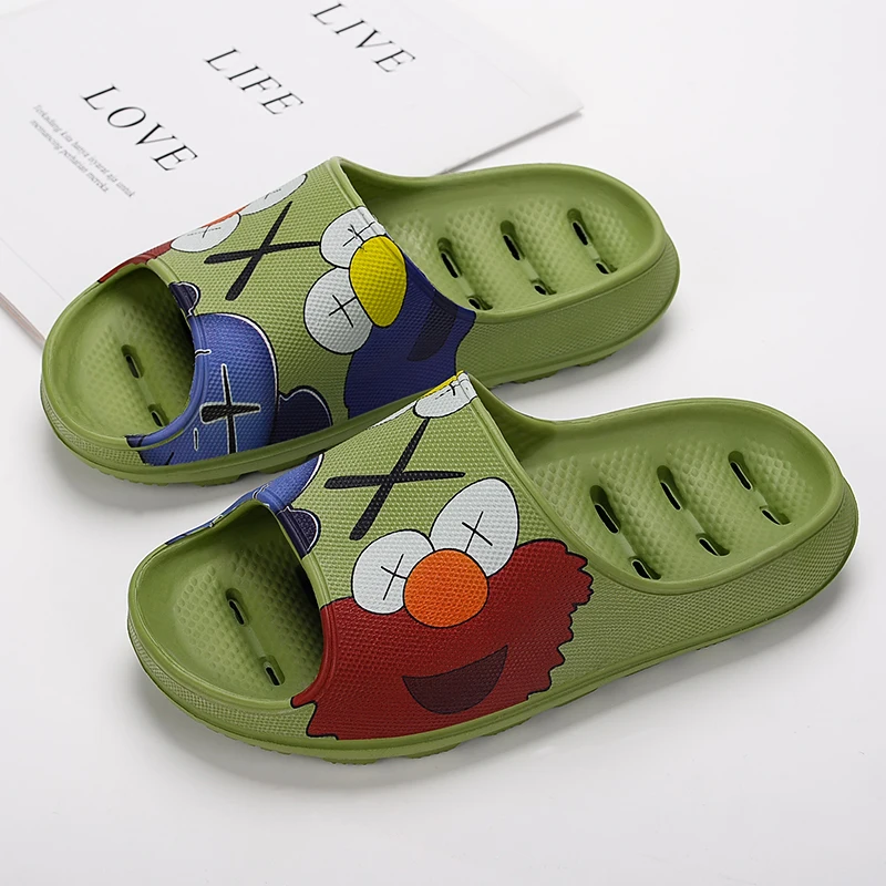 Шлепанцы Мужская обувь EVA мужчин и женщин мягкие камуфляжные пляжные