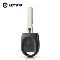 keyyou 10x 20x transponder key shell new car key blank case for vw volkswagen skoda seat key case uncut blade hu66 blade