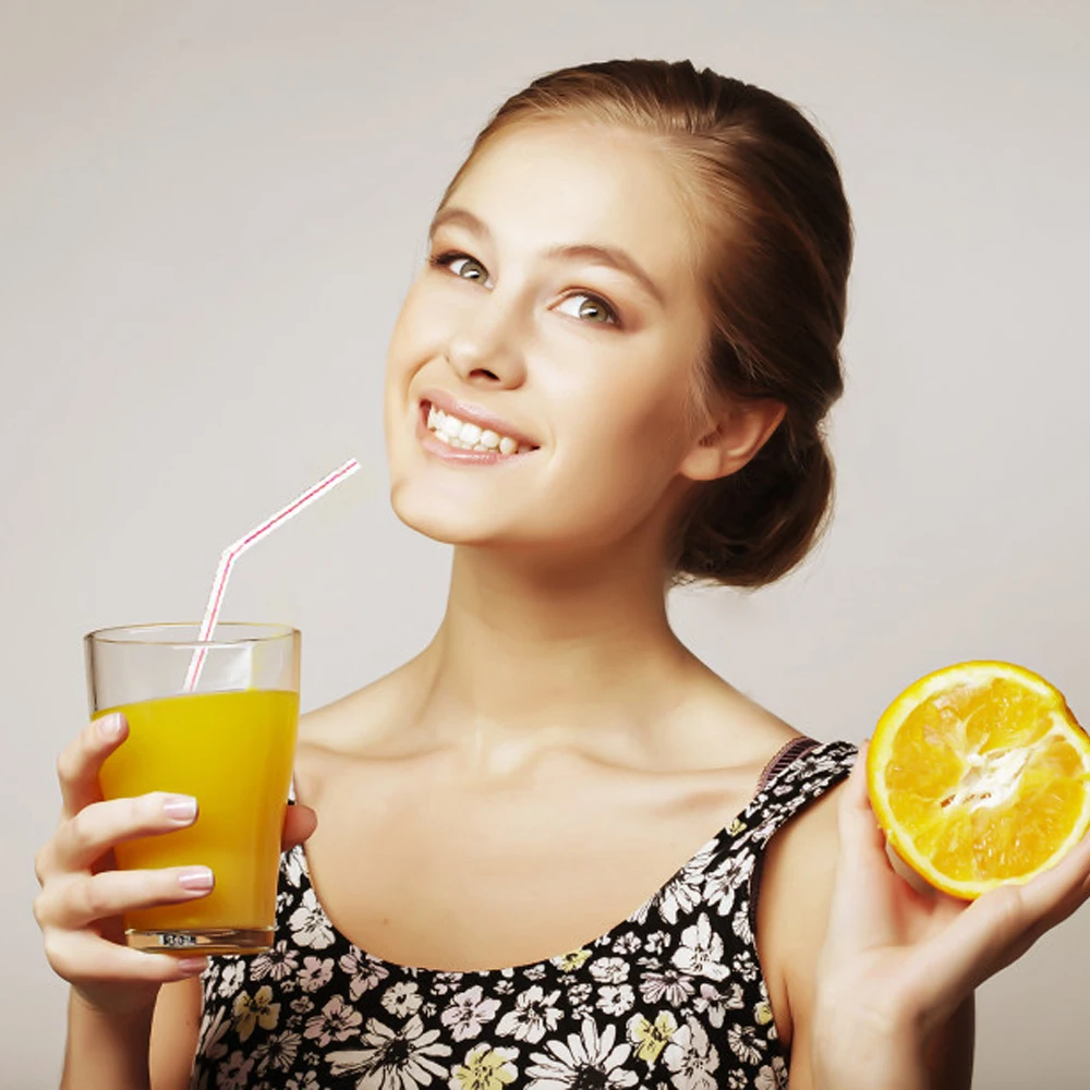 100 шт. многоцветные полосатые одноразовые пластиковые соломинки для вечерние