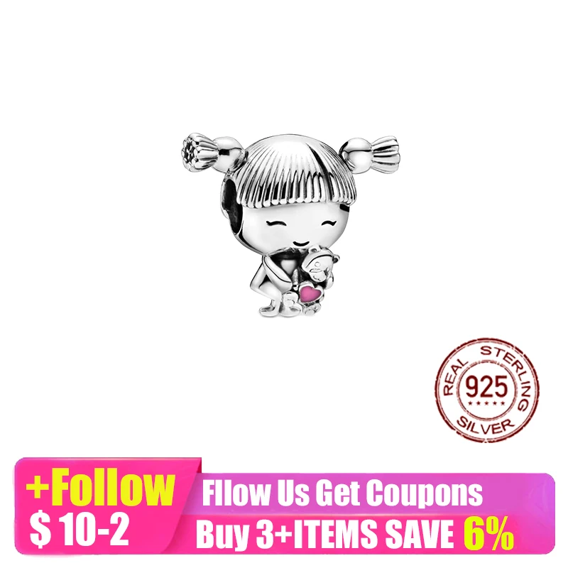 

2021 New Character Series Little Girl Beads Fit Original Charms Bracelets DIY Fashion Women Jewelry